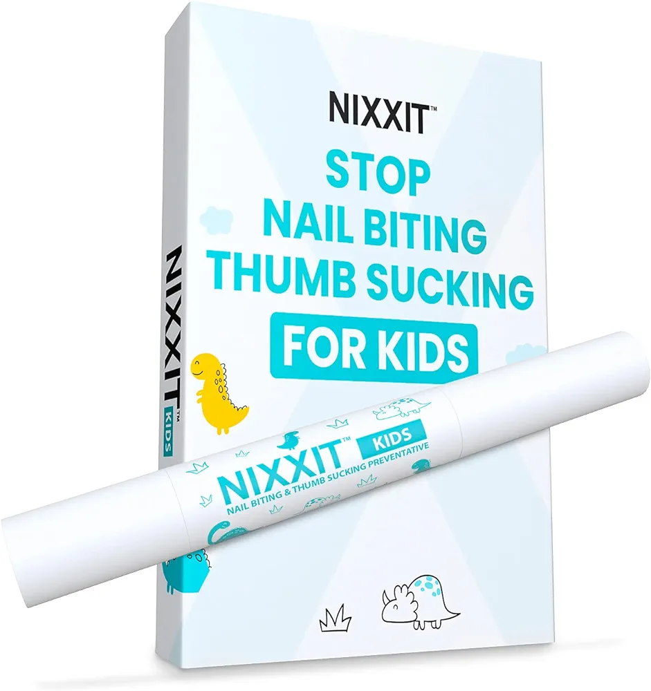 Nail Biting Treatment for Kids - Stop Thumb Sucking for Kids, Toddlers, Children - No Bite Nail Polish Pen - Non Glossy - Bitter Taste - Safe & Effective Solution