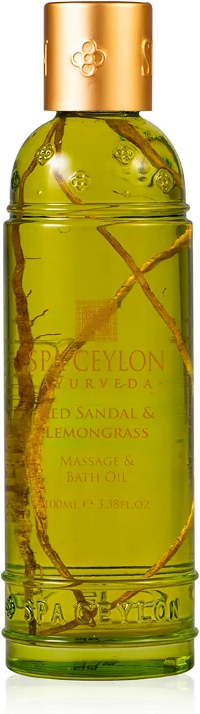 SPA CEYLON RED Sandal & Lemongrass - Massage & Bath Oil