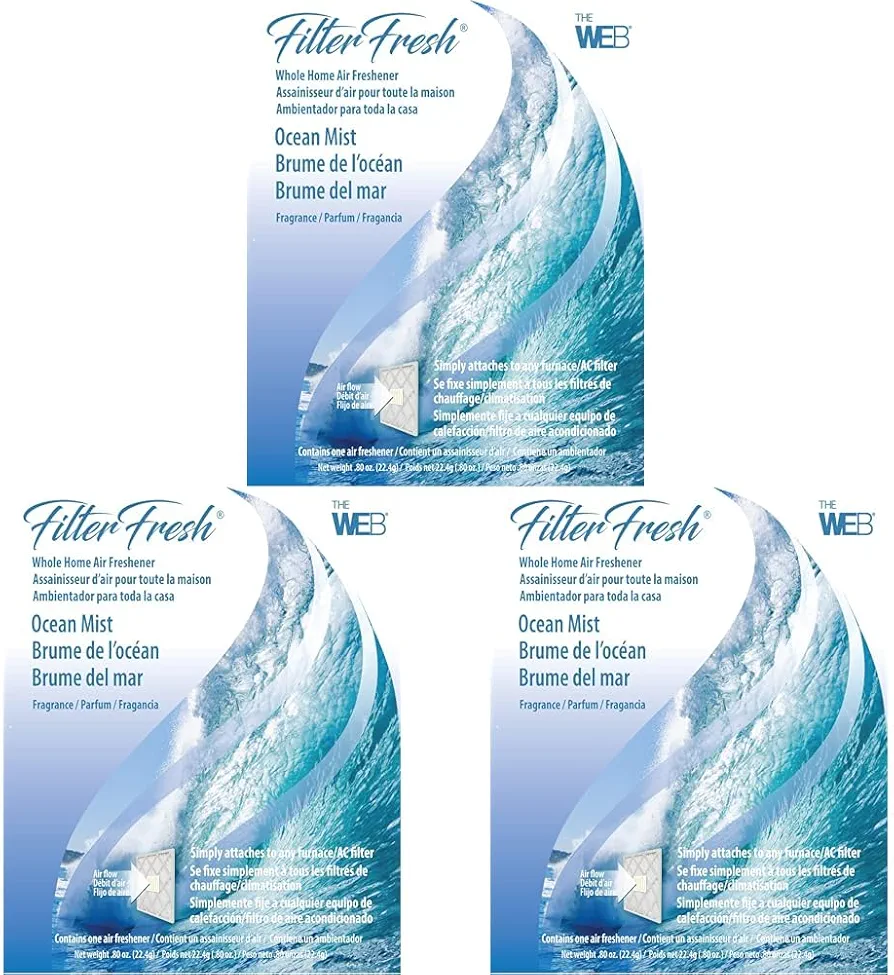 WEB FilterFresh Whole Home Ocean Mist Air Freshener 0.8 Fl Oz (Pack of 3)