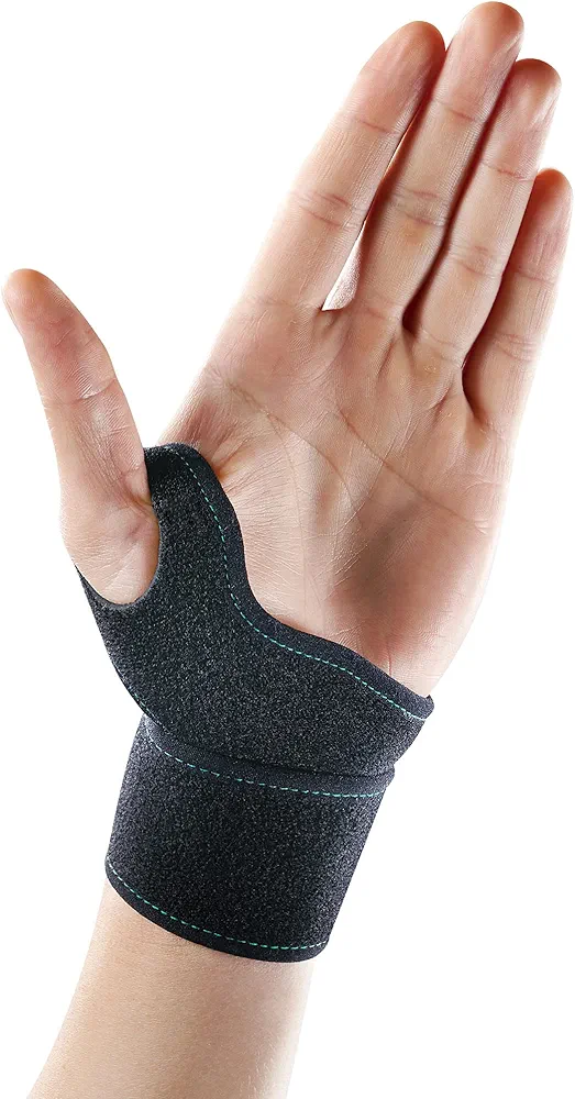 OPPO RH100 Wrist Brace for Carpal Tunnel, Breathable Neoprene Material, For Both Right and Left hand - Wrist Strain, Wrist sprain (Black, One Size)