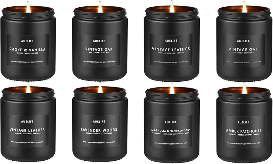 Men Candles Scented Candles Gift Set, Candles for Men Scented Candles for Home