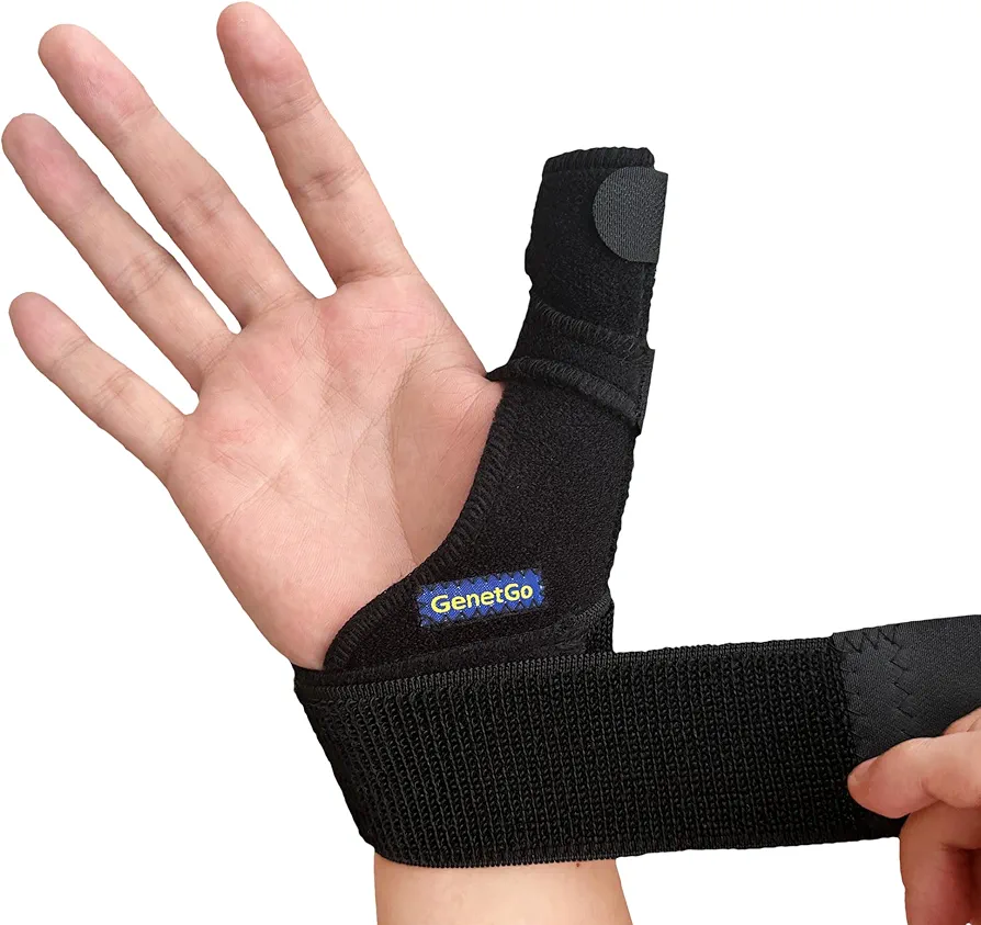 Reversible Thumb & Wrist Stabilizer Compression Splint BlackBerry Thumb,Trigger Finger,Pain Relier,Arthritis, Tendonitis,Sprains,Strains,Carpal Tunnelr - Adjustable Wrist Strap (Small/Medium)