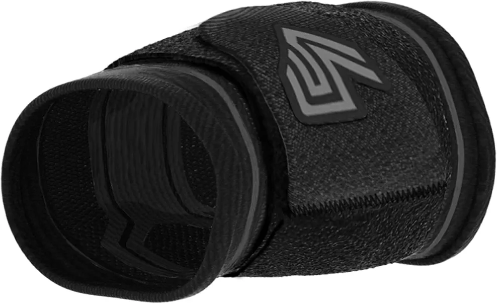 Shock Doctor Compression Knit Wrist Sleeve with Strap, Medium, Black/Grey