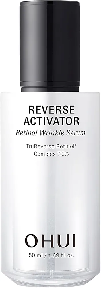 O HUI Reverse Activator Retinol Fine Wrinkle Serum | Korean Skin Care | Comfortable Retinol Serum for Face | Minimal to no irritation | Peptide | Fine Lines & Wrinkles Visibly Reduced by 45%*