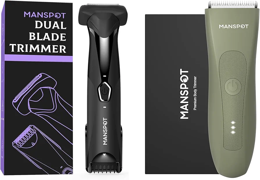 MANSPOT Body Trimmer Foil Shaver & Manscape Hair Trimmer