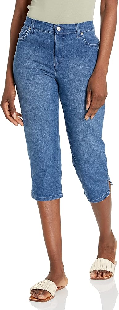 Gloria Vanderbilt Women's Amanda Capri Jean, Frisco-Rivets, 14