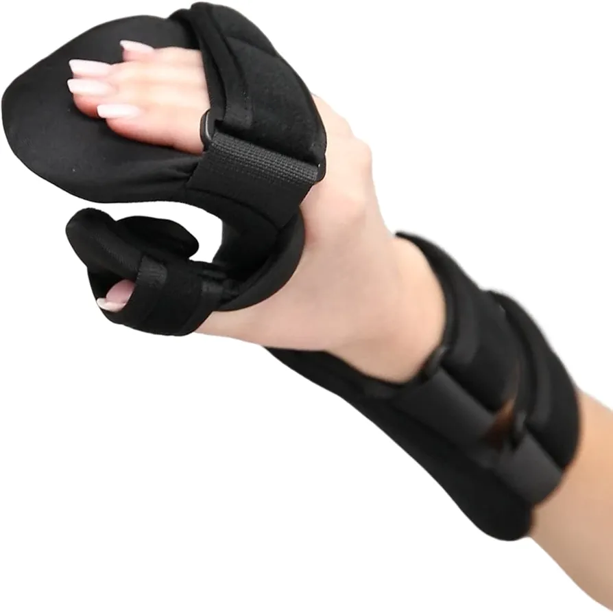 Carpal Tunnel Wrist Brace Night Support, Resting Hand Braces for Syndrome Tendonitis Carpelrx, Cockup Wrist Splint for Sleeping Sprained Pain Relief Orthopedic (Right, Medium)