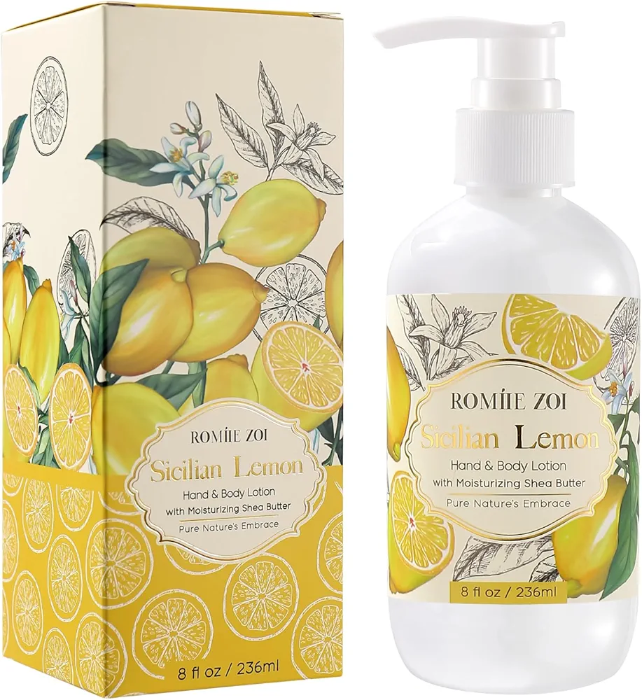 Daily Hand & Body Lotion with Moisturizing Shea Butter - Sicilian Lemon - 236 ML / 8 FL OZ