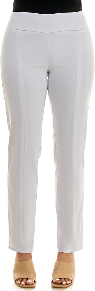 Zac & Rachel Women's Millennium Fabric - Slim Leg Pull-On Pant