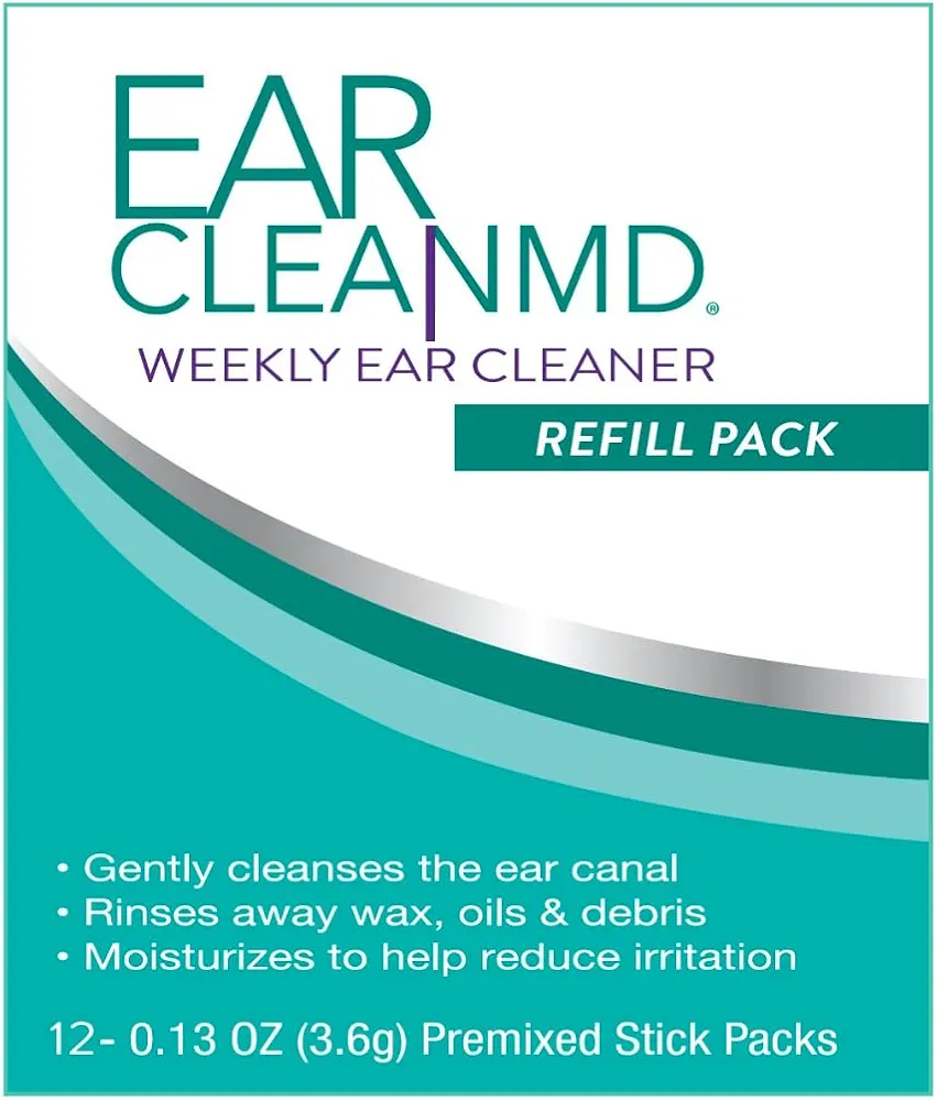 eosera® EAR CLEAN MD® Refill Pack - eosera® EAR CLEAN MD® Powder for Enhanced Ear Canal Care | 12 Packets | Weekly Maintenance for Optimal Ear Health