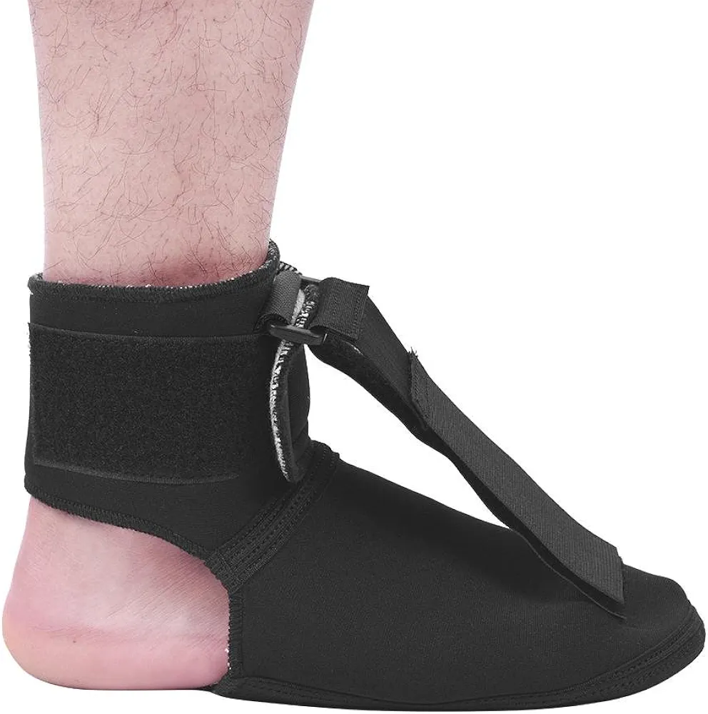 Sonew Foot Drop Brace Night Plantar Fasciitis Sleep Support Corrector for Left and Right Feet Eases Symptoms of Achilles Tendonitis Provides Support for Heel Pain(M)