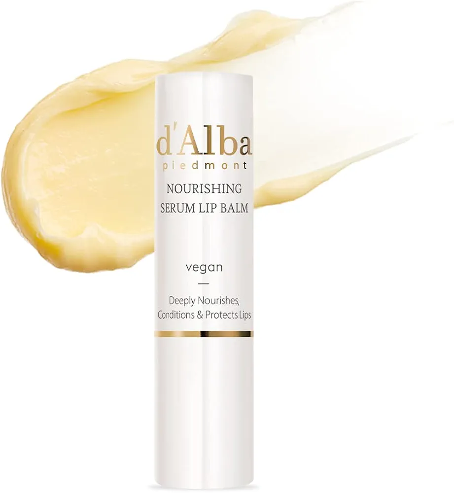 d’Alba Italian White Truffle Nourishing Serum Lip Butter, Vegan Skincare, Hydrating Lip Care with White Truffles for All Skin Types, Glowy Finish, Safe for Sensitive Skin…