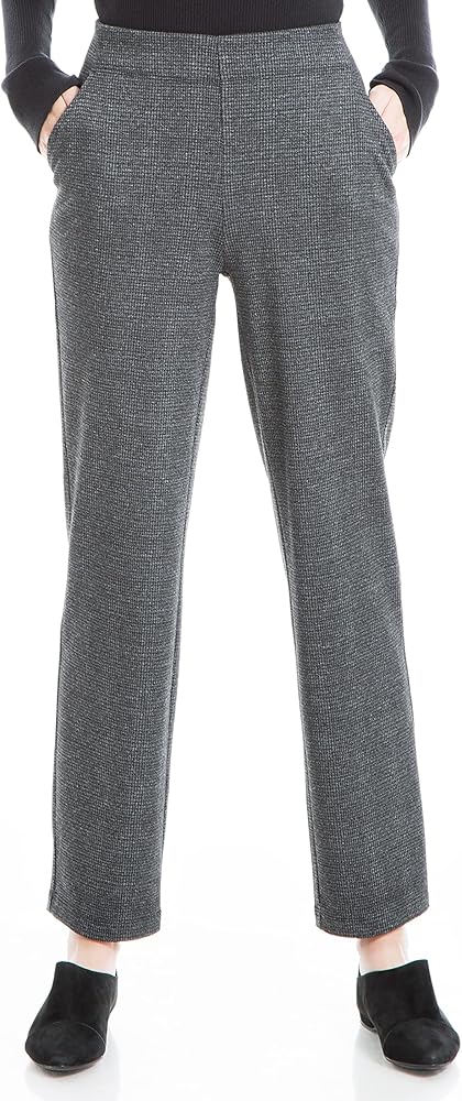 Max Studio Women's Double Knit Slim Trouser