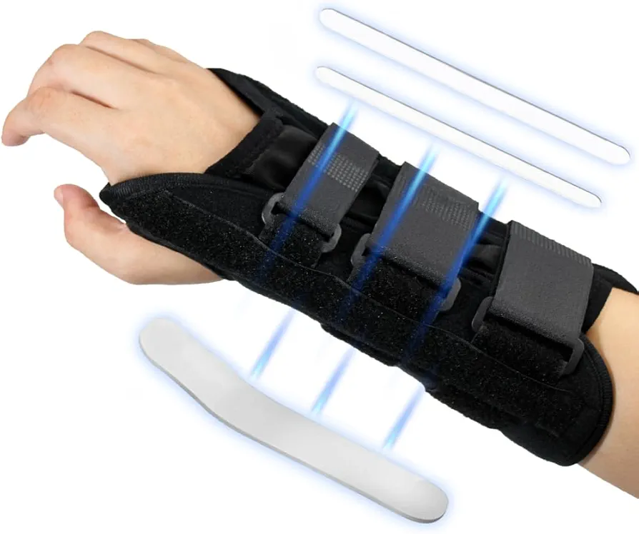 Wrist Brace for Carpal Tunnel, Adjustable Wrist Support Brace with Splints Right Hand (Medium)