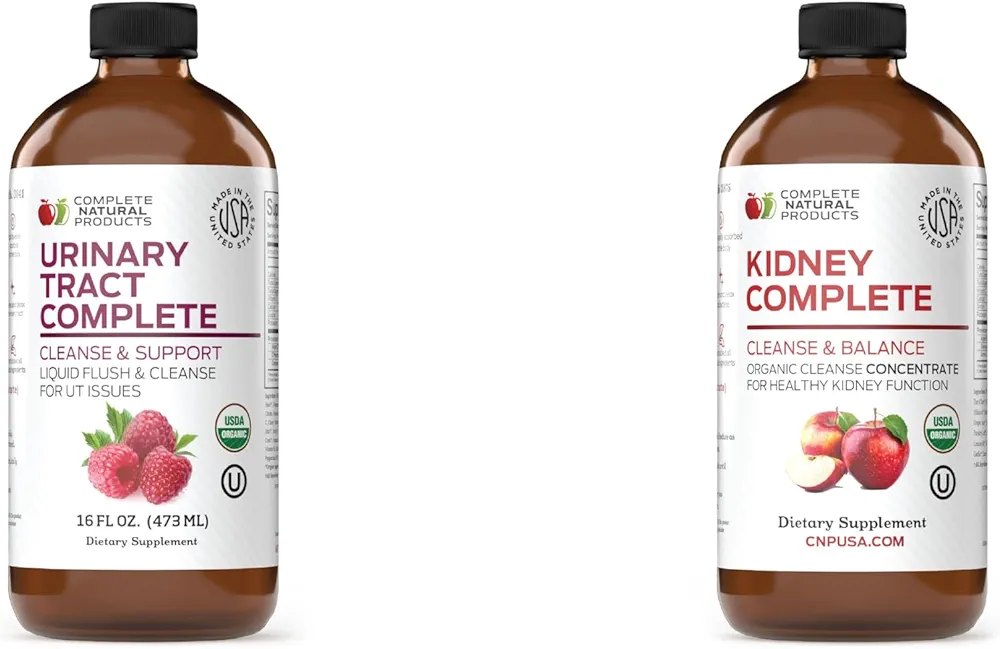 Complete Natural Products Urinary Tract Complete 16oz & Kidney Complete 16oz Bundle