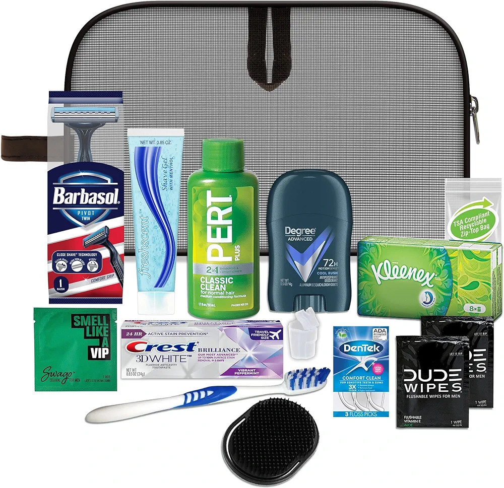 Convenience Kits International Men's Premium, Black, 15-Piece