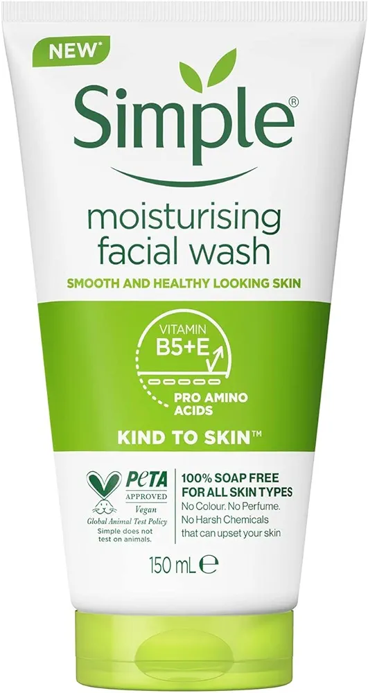 Simple Moistuirising Foaming Facial Wash