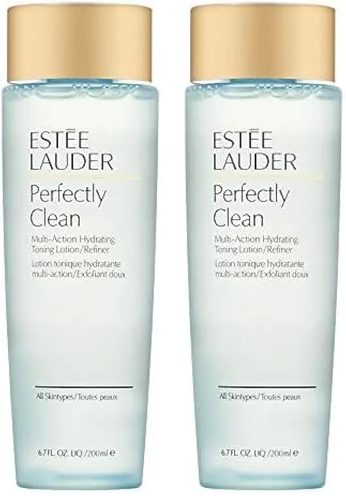 Estee Lauder Perfectly Clean Multi-Action Toning Lotion & Refiner 6.7 Oz.LIQ./200ml (Pack of 2)