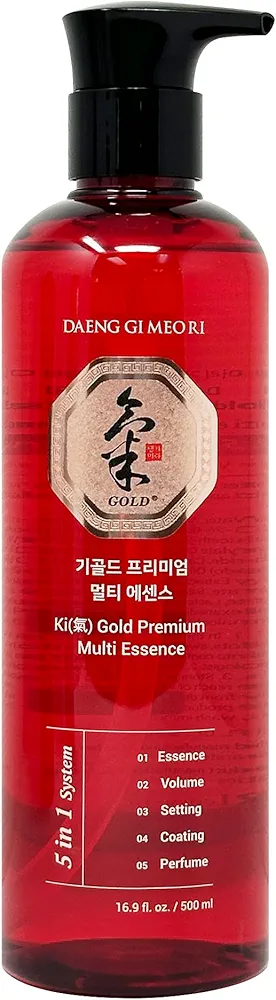 Daeng Gi Meo Ri - Ki Gold Premium Multi Essence for Hair, Volumizing and Nourishing, Rich Perfume Essence that Lasts, 16.9 FL OZ/500ml