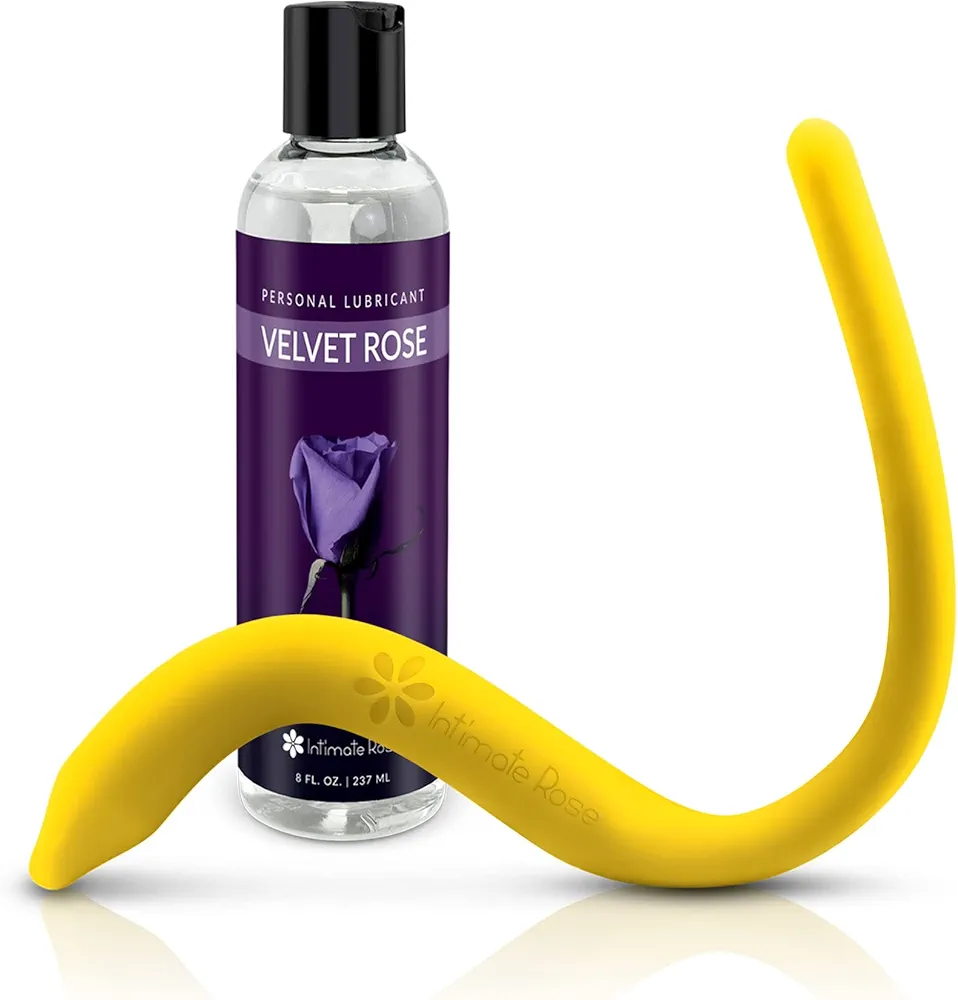 Save 10% on Intimate Rose Warming/Cooling Pelvic Trigger Point Wand & Velvet Rose Intimate Lubricant Vaginal Moisturizer 8 oz Bundle.