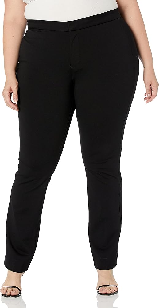 NYDJ Women's Plus Size Trouser Pants in Ponte Knit | Slimming & Flattering Fit