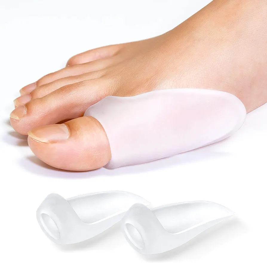 Gel Bunion Protector Shield, 10 Pack of Bunion Pads and Cushions, Bunion Guard for Big Toe, Relieve Foot Pain from Friction, Rubbing and Pressure (FSA or HSA Eligible)