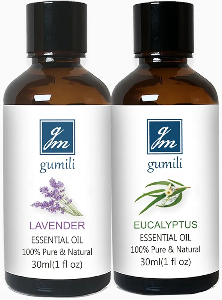 Lavender Essential Oil and Eucalyptus Essential Oil- 2x30ml/2 Oz