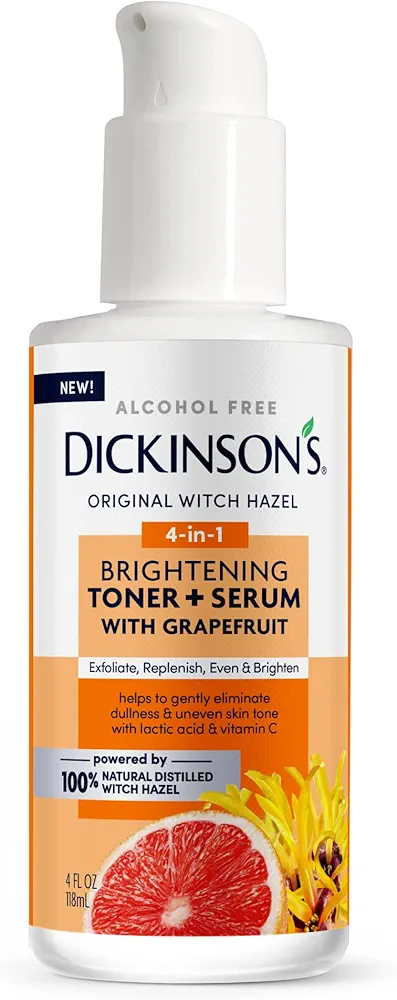 Dickinson's Witch Hazel Brightening Toner + Serum with Grapefruit