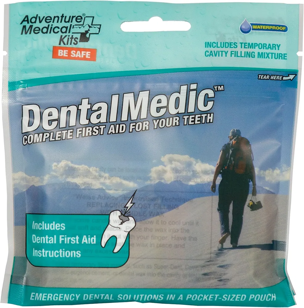 Adventure Medical Kits Dental Medic Travel First Aid Kit for Teeth