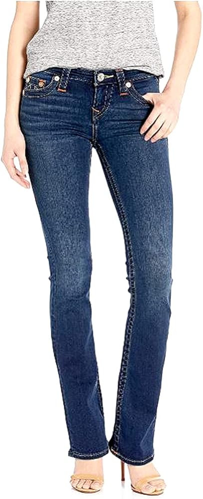 True Religion Women's Becca Mid Rise Bootcut Jean