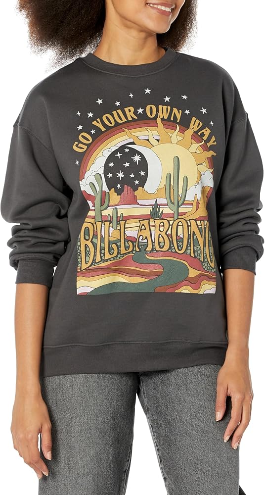 Billabong Women's Go Your Own Way Graphic Sweatshirt