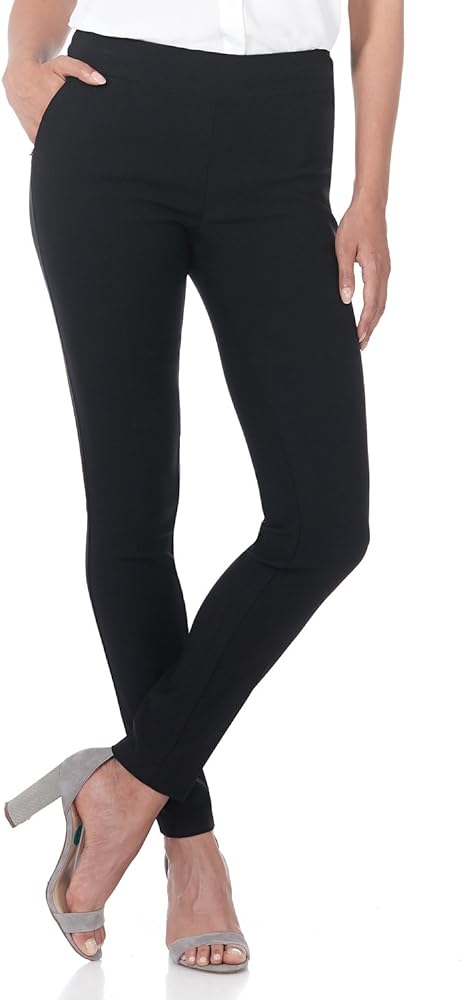 Rekucci Women's Ease into Comfort Modern Stretch Skinny Pant with Tummy Control