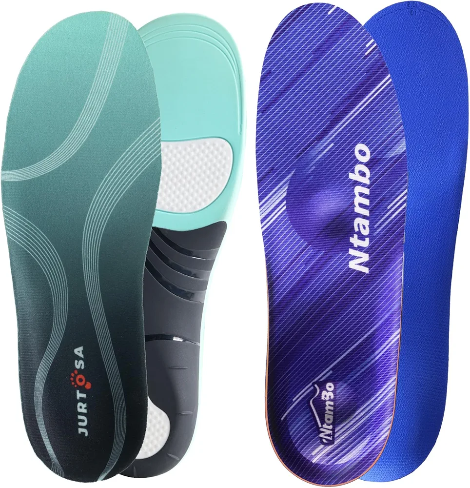 Plantar Fasciitis Insole Men Women Green XS+Blue XS