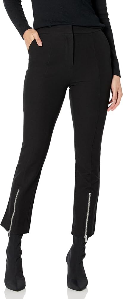 Women's Zipper Split Hem Pant