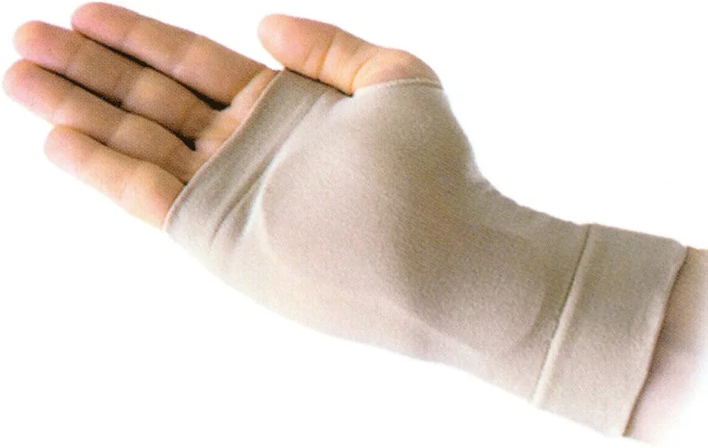 ORT4561 Right Wrist Hand Brace, Carpal Gel Sleeve, Small/Medium, Natural