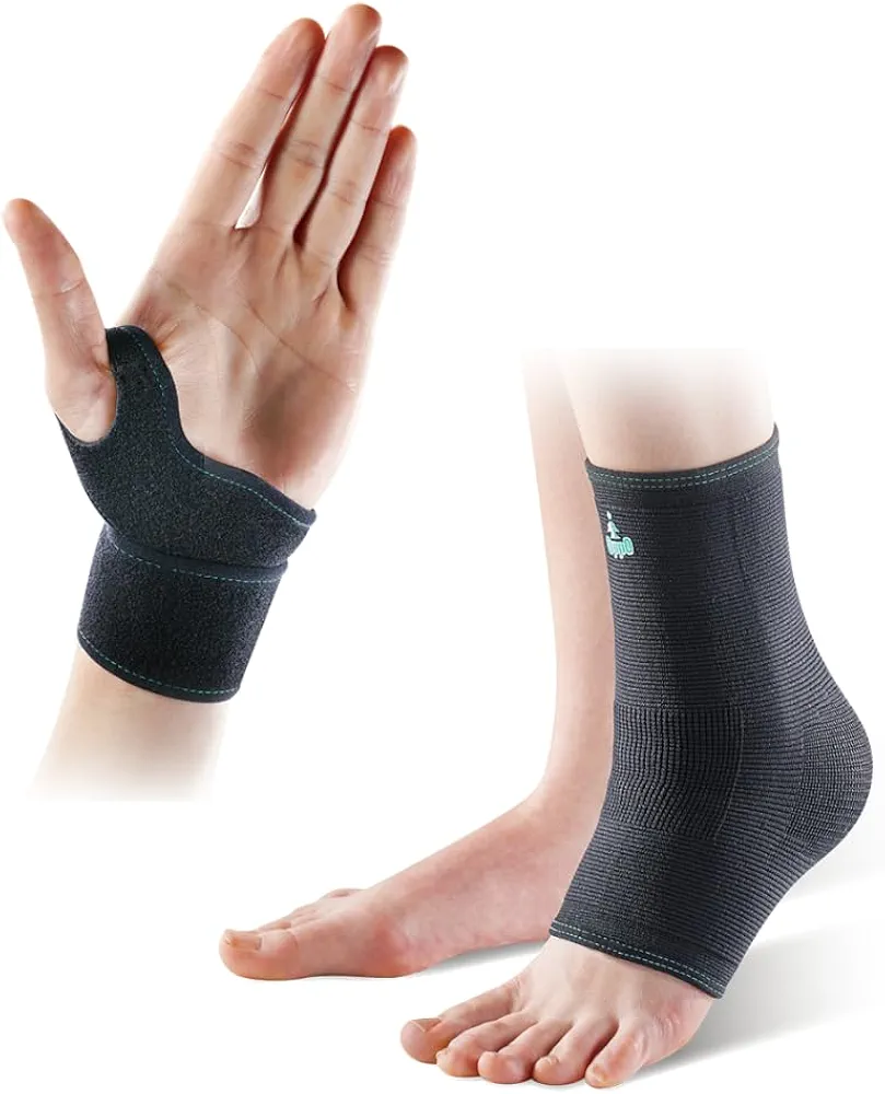 OPPO Comprehensive Joint Support Bundle: RH100 Wrist Brace & RA200 Ankle Brace