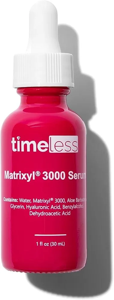 Timeless Skin Care Matrixyl 3000 Serum - Personal Care Face Serum Supports Hydration - Matrixyl Serum with Hyaluronic Acid - Fragrance-Free Serum for Skin Care - 1 oz