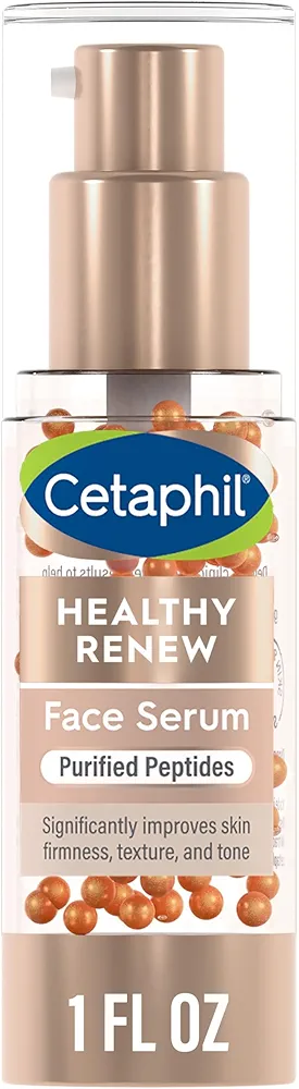 Cetaphil Healthy Renew Anti Aging Face Serum 1 Oz, Retinol Alternative Serum for Face with Niacinamide & Peptides, Skincare for Sensitive Skin with Vitamin B Complex, Fragrance Free