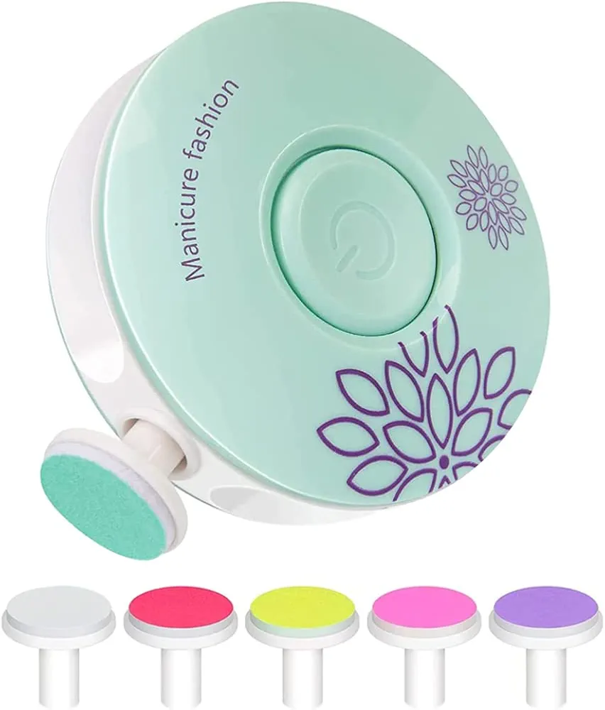 Electric Baby Nail File Nail Cutting Set for Newborns Children & Adults - Toes & Nails (Green) Nail Care