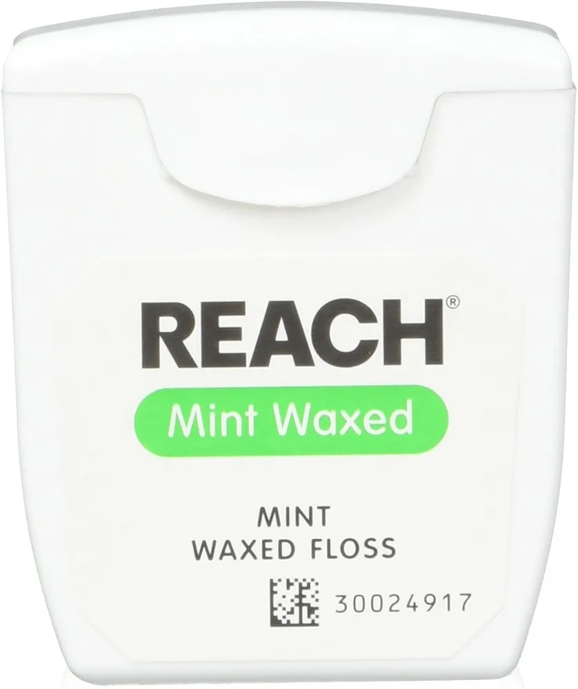 REACH Mint Waxed Floss 55 Yards (Pack of 3)