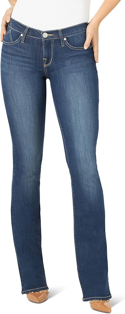 Rock & Republic Womens Kassandra Mid Rise Bootcut Jean