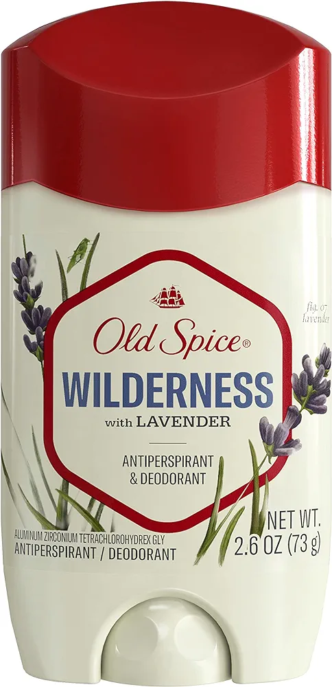 Old Spice Antiperspirant Deodorant for Men Inspired by Nature Wilderness With Lavender Invisible Solid 2.6 oz