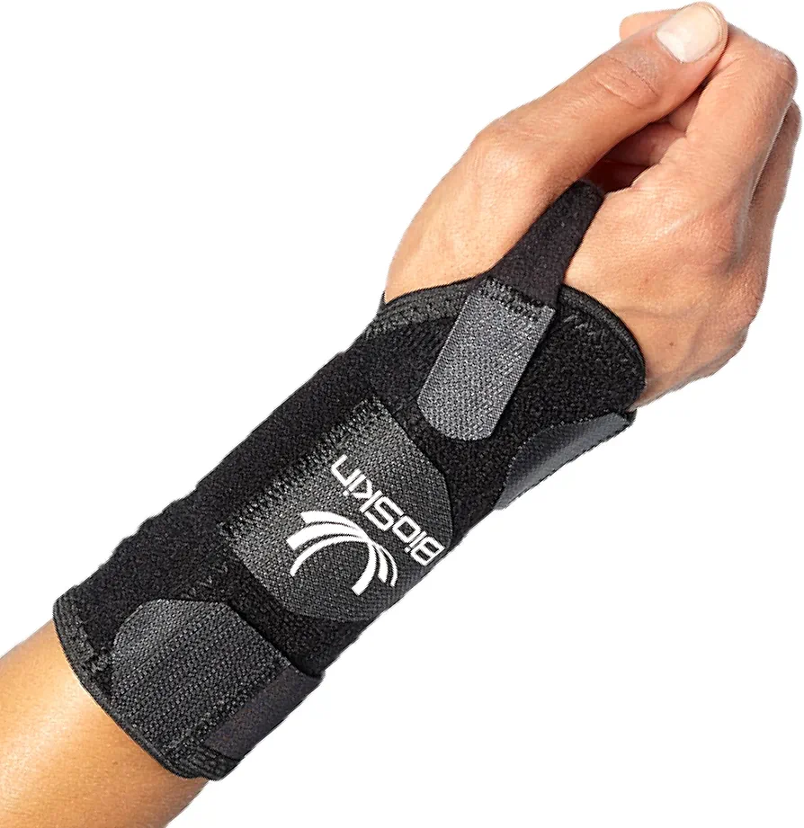 BioSkin Carpal Tunnel Wrist Brace - For Arthritis Pain And Support, Tendonitis, Wrist Sprains, Night Wrist Sleep Support Brace, Wrist Splint, Wrist Support For Women And Men, HSA or FSA Eligible