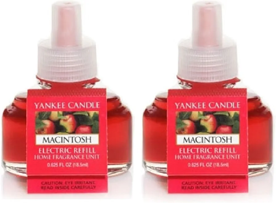 Yankee Candle Macintosh Electric Fragrance Unit Refills