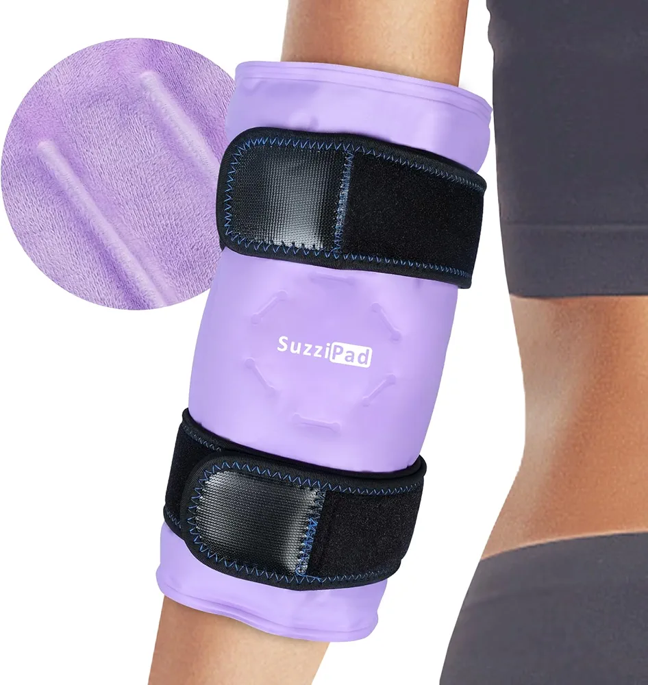 Elbow Ice Pack Wrap for Tennis Elbow and Golfers Elbow, Freeze Sleeve Elbow for Tendonitis Elbow, Elbow Ice Sleeve, Gel Ice Pack for Elbow with Cold Compress, Elbow ice packs for injuries reusable