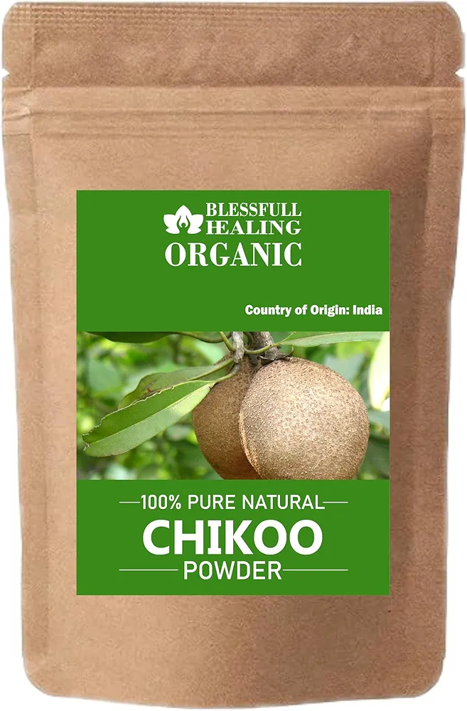 Organic Chikoo Powder 100% Pure Natural 100 Gram / 3.52 oz