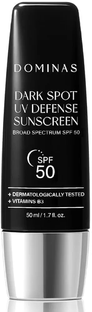 Dark Spot Korean Sunscreen (1.7fl oz) - SPF 50 UV Defense Lightweight Protection, Hydrating Sunblock for Face & Body. No White Cast, Korean Skin Care. Niacinamide, Panthenol.