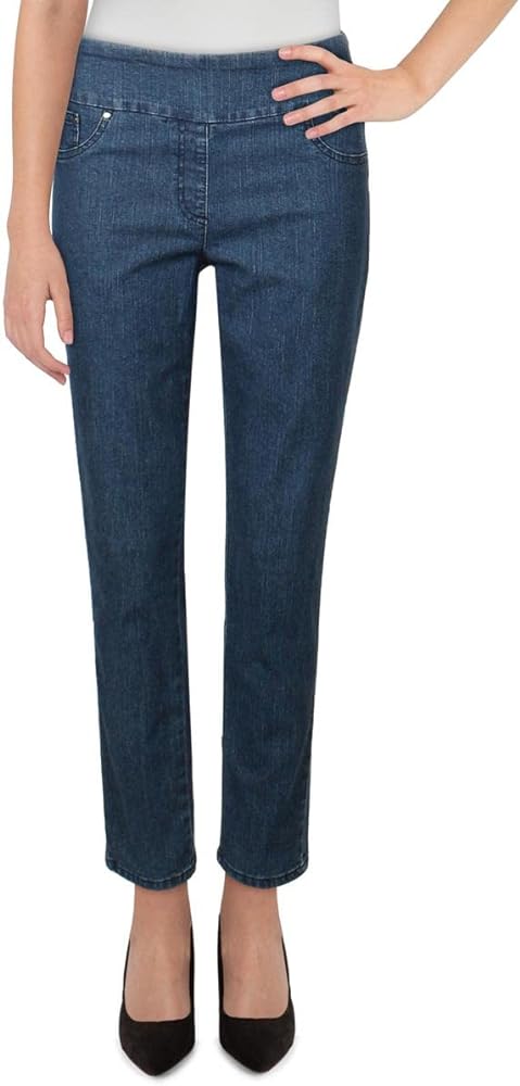 Ruby Rd. Women's Petite Pull-on Extra Stretch Denim Jean