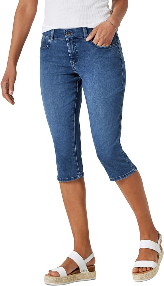 Riders by Lee Indigo Women's Ultra Soft Denim Capri