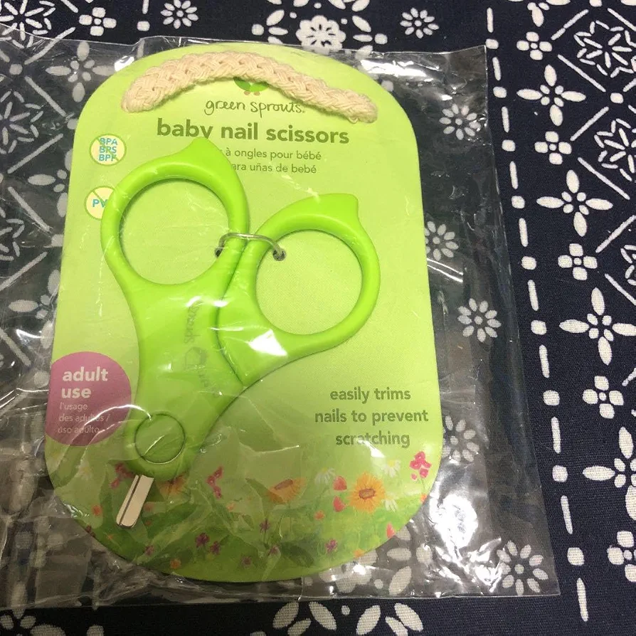 Green Sprouts Baby Nail Scissors Nail Clippers Newborn Children Care